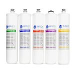 WECO GMQ-SET5-50 EZ Twist Replacement Filter Set for GMQ Undersink Reverse Osmosis Systems
