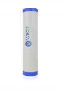 WECO KDF-GAC-2045 Granular Activated 4-1/2" x 20" Carbon Filter Cartridge for Treating Heavy Metals/Chlorine/Organics