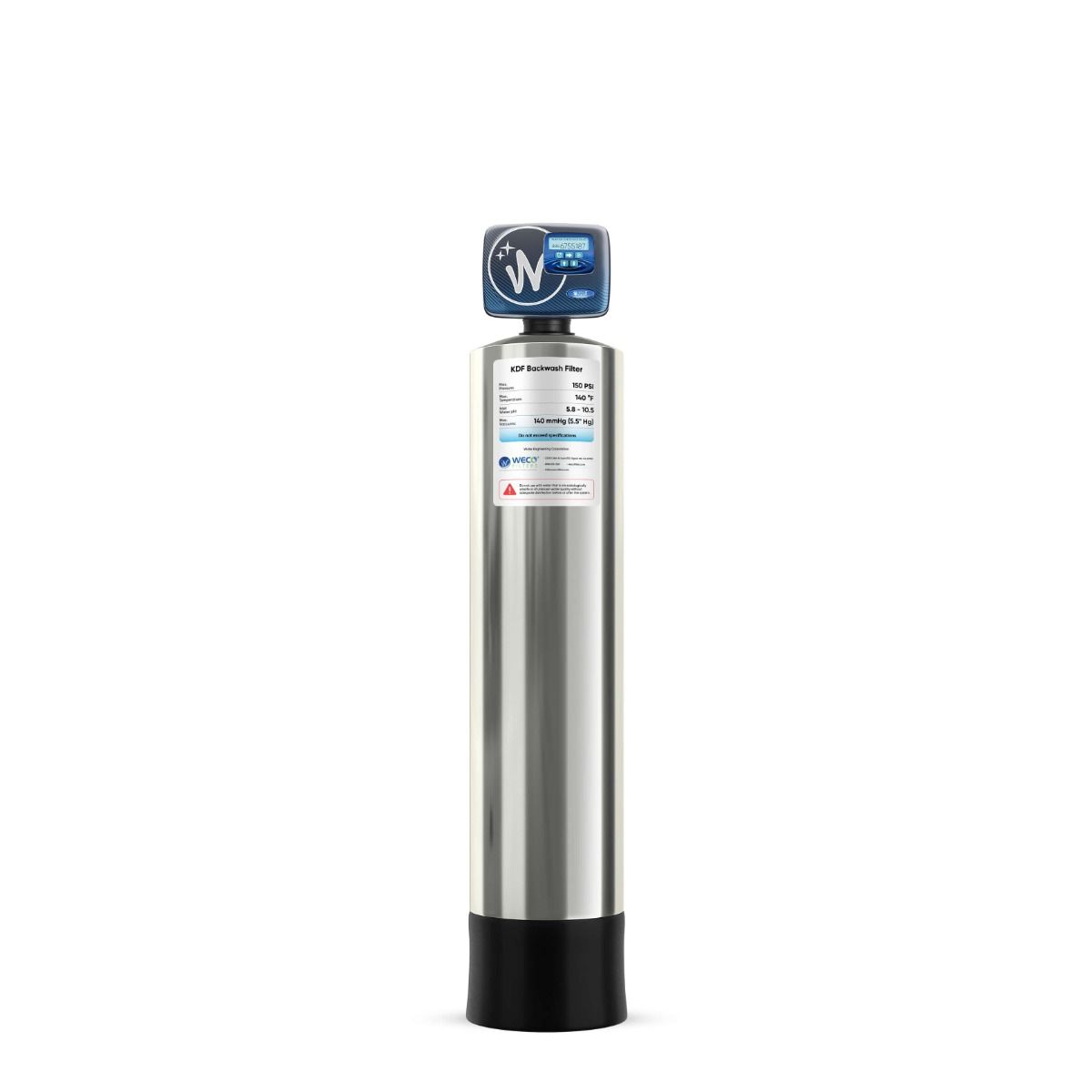 WECO Backwashing Filter with KDF®85 For Hydrogen Sulfide and Iron Removal