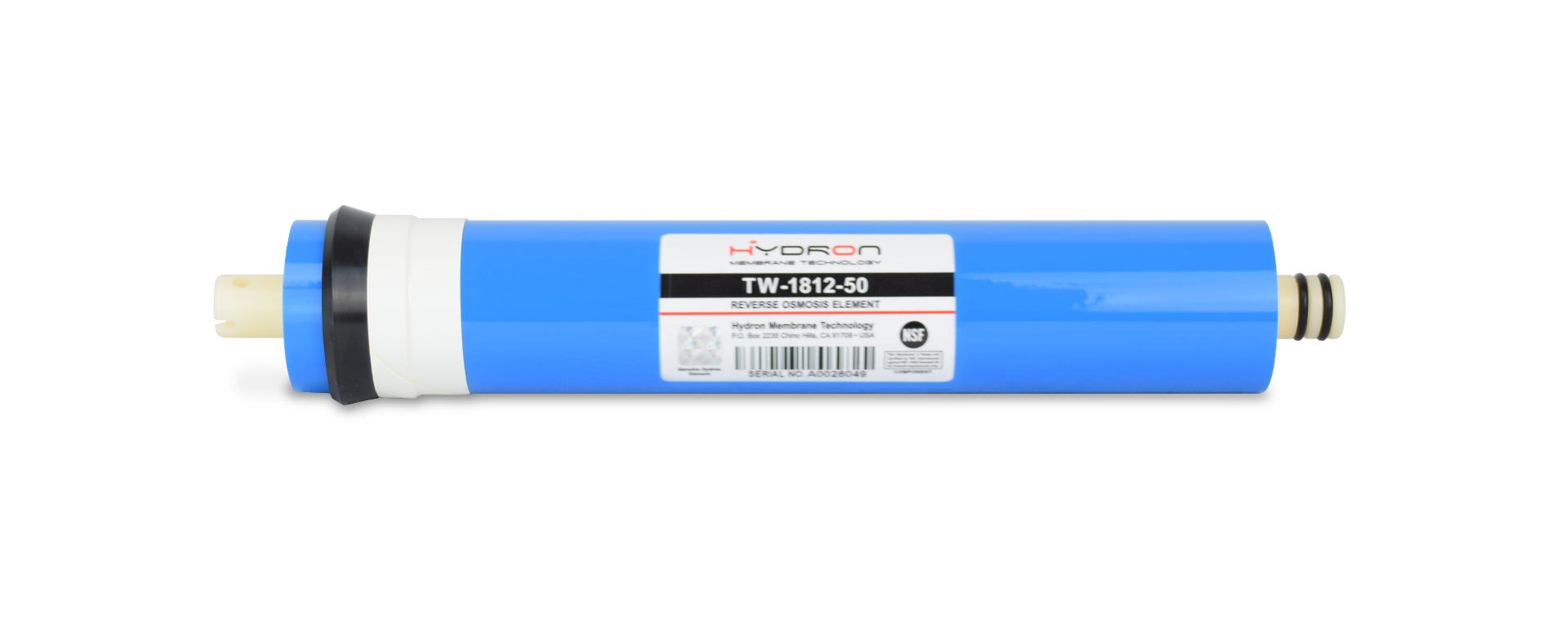 2-Pack Universal 50 GPD Reverse Osmosis RO Membrane - NSF Certified, BPA Free