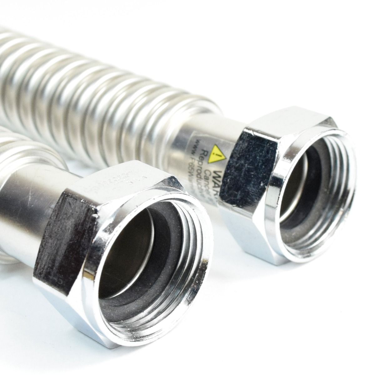 5810 5812 Stainless Steel Flex Line Pair (Two) 24 Inches Long x 1 quot FIP