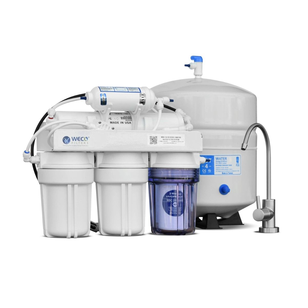 WECO Compact Undersink Reverse Osmosis Water Filtration System