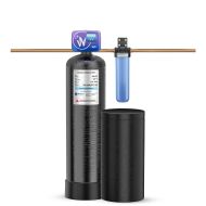 WECO Whole House Backwash Filter / Softener with EcoMix Advanced Softener Media and Big Blue Sediment Pre-Filter for the Reduction of Hardness, Iron, Manganese and Tannins from Potable Water