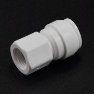 Quick Connect RO Drinking Water Faucet Adapter- 3/8" Tube x 7/16" FIP