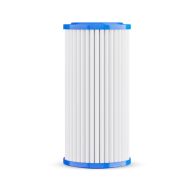 WECO 5MPLWCT4510 Pleated Polyester 5 Micron 4½" X 10"  Sediment Filter Cartridge for Particulate Filtration - Made in U.S.A.