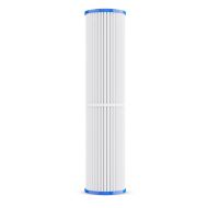 WECO 5MPLWCT4520 Pleated Polyester 5 Micron 4½" X 20"  Sediment Filter Cartridge for Particulate Filtration - Made in U.S.A.