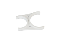 2-1/2" X 2" DOUBLE FILTER CLIP WHITE