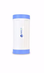 WECO GAC-CALC-1045 GAC/Calcium Carbonate 4 ½ " x 10" Filter Cartridge for Chlorine/Organics/Neutralization