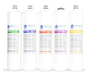 WECO GMQ-SET5-50 EZ Twist Replacement Filter Set for GMQ Undersink Reverse Osmosis Systems