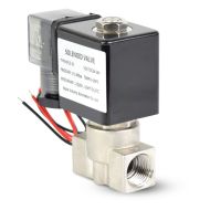 WECO 36V DC Solenoid Valve for HydroSense RO Water Filter Systems - 3/8" FNPT Ports, Normally Closed