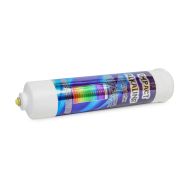 WECO IMPT-2512-38 Alkaline Inline Filter Cartridge - 3/8" Quick Connect Ports - Made in U.S.A.