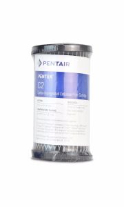 Pentek®  2-1/2" x 4-7/8" C2 Activated Carbon-Impregnated Cellulose Filter Cartridge