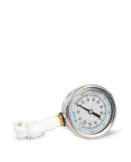 WECO Water Pressure Gauge with 3/8" and 1/4" Quick Connect Fittings