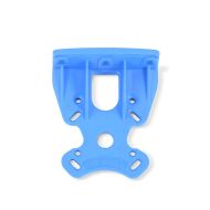 Atlas 2.5" Plastic Single Filter Wall Bracket -Blue