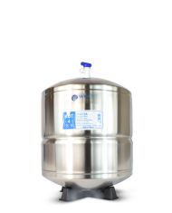 Aquasky Plus ROT-4 Stainless Steel Reverse Osmosis Water Storage Tank - Total Capacity 4.5 Gal & appx. 2.8 Gal Usable Capacity