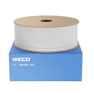1/4" O.D. White Poly Tubing 1000 FEET / ROLL