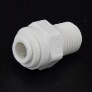 Male Connector - 1/4" TUBE X 1/4" MNPT Thread for Water Filters