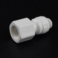 Quick Connect RO Drinking Water Faucet Adapter- 1/4" Tube x 7/16" FIP