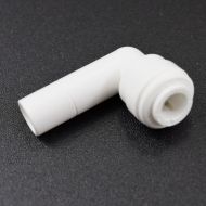 3/8" Stem x 1/4" Tube Plug In Elbow Fitting for Water Filters