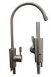 Brushed Nickel Air Gap Luxury Small Goose Neck Faucet for RO Water Filters