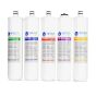 WECO GMQ-SET5-50 EZ Twist Replacement Filter Set for GMQ Undersink Reverse Osmosis Systems