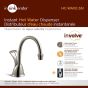 InSinkErator Hot and Cold Water Dispenser System with Stainless Steel Tank & Satin Nickel Faucet