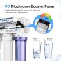 WECO HYDRA-75UVPMP Reverse Osmosis Drinking Water Filtration System with UV Disinfection Unit and Booster Pump