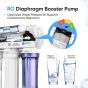 WECO HYDRA-75ALKPMP Reverse Osmosis Drinking Water Filtration System with pH Neutralizer Cartridge and Booster Pump