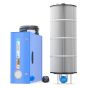 In Tank Complete Ozone Disinfection System Kit - 110 V - Typical for 500 to 10,000 Gallon Tanks