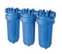 Atlas Filtri DP BIG PS PM 10 TRIO - 1” NPT IN AB - Blue/Blue Triple Series Housing