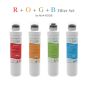 R+O+G+B Filter Set for Metpure MV4-ROGB RO System