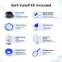 WECO HYDRA-75UVALKPMP Reverse Osmosis Drinking Water Filtration System with pH Neutralizer Cartridge, UV and Booster Pump
