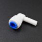 1/4” Stem x 1/4” Tube Plug In Elbow	 Fitting for Water Filters