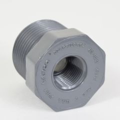 1" Male to 3/8" Female NPT Schedule 80 Reducer Bushing