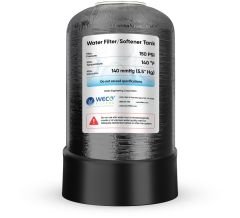 WECO Mineral Tank for Water Softener / Filter Applications 10" Diameter x 17" Height with 2.5" Standard Top Port