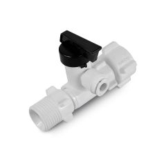 WECO Angle Stop Valve Adapter with 1/4" Tube Outlet