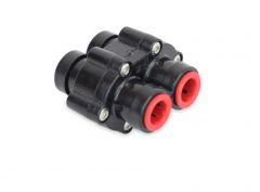Auto Shut-Off Valve 3/8" Quick Connect (Black)  up to 1000 GPD -Made in U.S.A. 