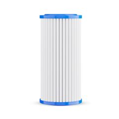 WECO 1MPLWCT4510 Pleated Polyester 1 Micron 4½" X 10"  Sediment Filter Cartridge for Particulate Filtration - Made in U.S.A.