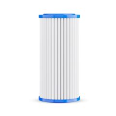 WECO 10MPLWCT4510 Pleated Polyester 10 Micron 4½" X 10"  Sediment Filter Cartridge for Particulate Filtration - Made in U.S.A.
