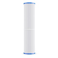 WECO 1MPLWCT4520 Pleated Polyester 1 Micron 4½" X 20"  Sediment Filter Cartridge for Particulate Filtration - Made in U.S.A.