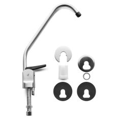 Basic Style Brushed Nickel RO Drinking Water Faucet with Air Gap - Spring Loaded Lever