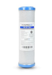 Hydronix CB-25-1001 Carbon Block 1 Micron Filter for Chlorine, Taste & Odor Reduction
