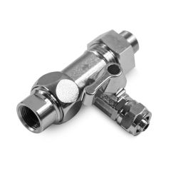 WECO Universal Angle Stop Valve Adapter with 3/8" Tube Outlet