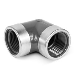 3/4" FPT PVC Schedule 80 Reinforced 90-Degree Elbow 