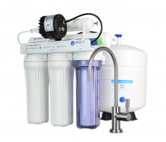 WECO VGRO-75PERM High Efficiency Reverse Osmosis Drinking Water Filtration System with Permeate Pump