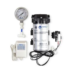 WECO FC-1400 Reverse Osmosis Booster Pump Kit with Pressure Switch, Transformer and Pressure Gauge (50 GPD)
