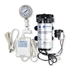 WECO FC-3800 Reverse Osmosis Booster Pump Kit with Pressure Switch, Transformer and Pressure Gauge (100 GPD)