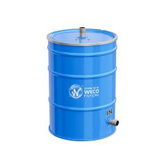 WECO LP-2005 Granular Activated Carbon Filtration Drums (55, 85 or 110 Gallon) for Industrial Water Purification