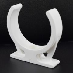 2.5"- Single White Clip - Membrane to Bracket