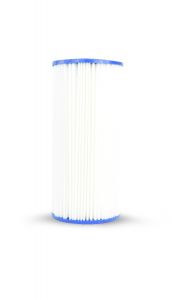 WECO 20MPLWCT4510 Pleated Polyester 20 Micron 4½" X 10"  Sediment Filter Cartridge for Particulate Filtration - Made in U.S.A.